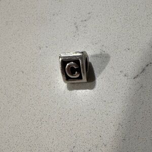 Pandora Silver Letter C Charm